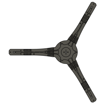 Preview: Grundplatte für BOTH3D Hardware für AUTODARTS